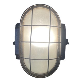 Vintage Industrial B- 351 Wall Lamp in Aluminum, 1950s For Sale