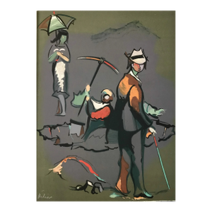 Jean Helion Signed Original Lithograph Elargissement Du Temps 1972*