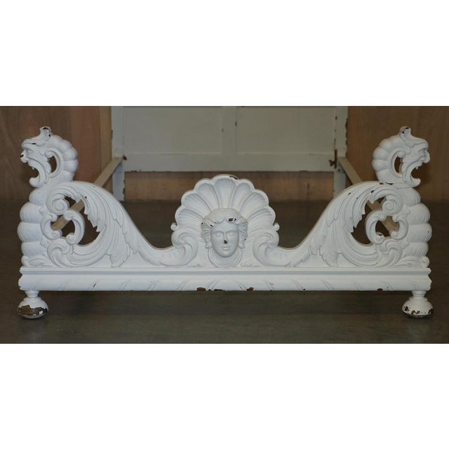 Set of Elm Bed Frames with Ornate Hand Carved Detailing, 1880s For Sale - Image 4 of 18