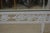 1970s Vintage White Ornate Iron & Metal Table W/ Shelves - Bakers Rack or Patio Plant Stand For Sale - Image 5 of 18