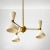 Mid-Century Italian Chandelier in Brass, 1950 For Sale - Image 4 of 8
