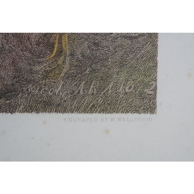 Blue Antique William Wellstood Steady Johnnie Fishing Engraving After Erskine Nicol For Sale - Image 8 of 15