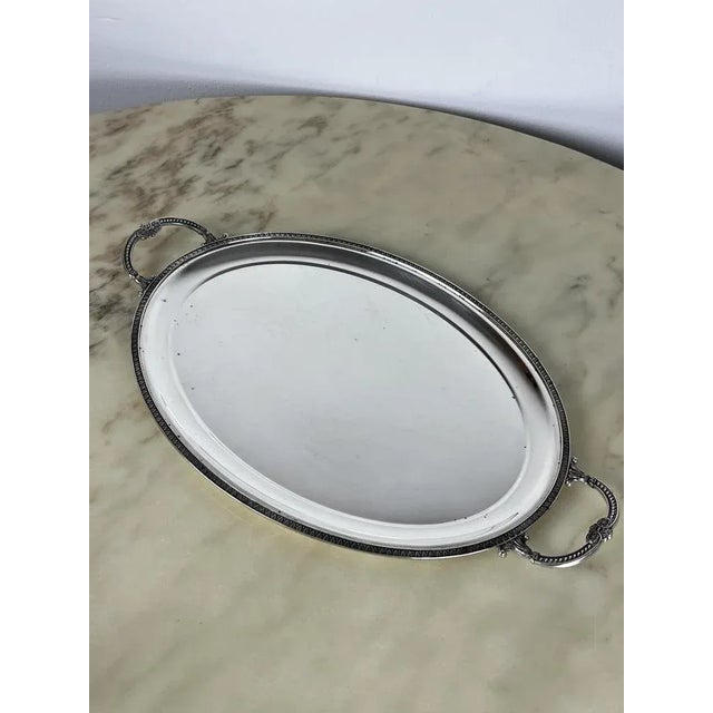 Empire Style Silver Tea or Coffee Service, Italy, 1980s, Set of 5 For Sale - Image 4 of 12