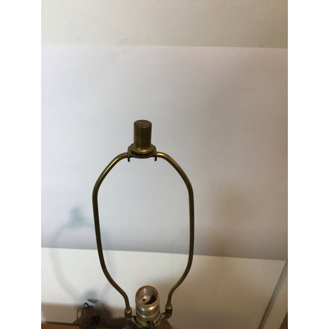 Chestnut Mid-Century Modern Genie Bottle Cork Lamps, Pair, Circa 1965 For Sale - Image 8 of 10