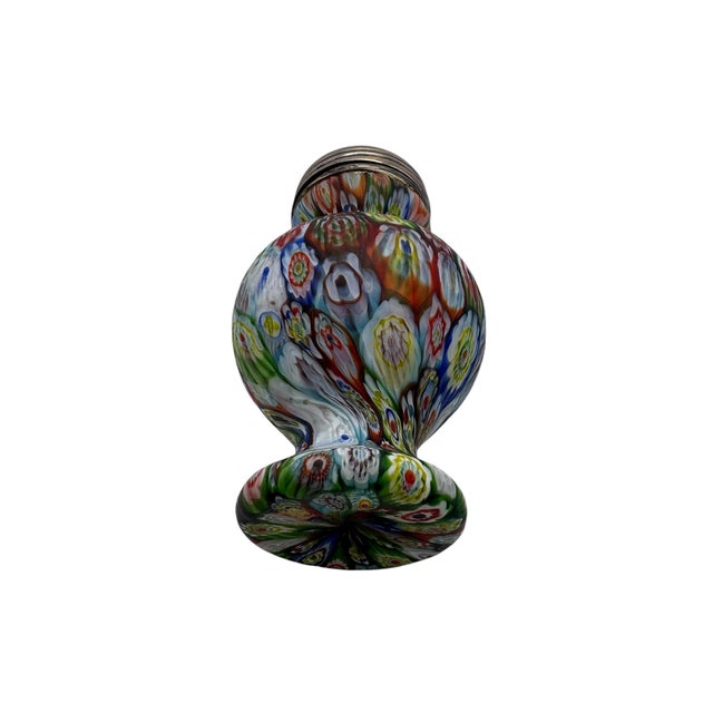 Fratelli Toso 1930s Fratelli Toso Murano Glass Millefiori Muffinneer For Sale - Image 4 of 8