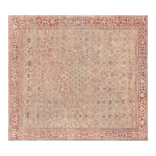 Early 20th Century Turkish Oushak Rug For Sale