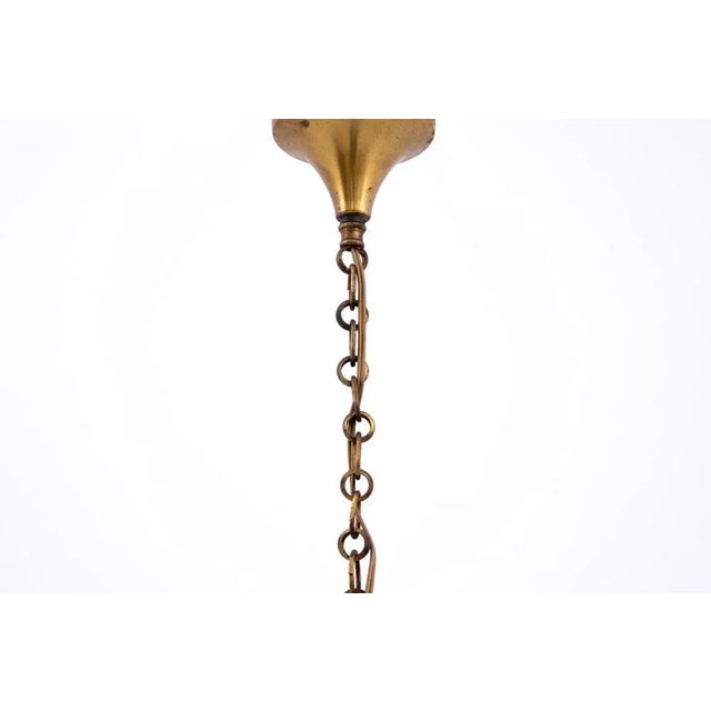 Mid-Century Pendant Lamp, France, 1950s, in Flawless conditions. Designed 1950 to 1959 Up to 250V (Europe/UK Standard).The...