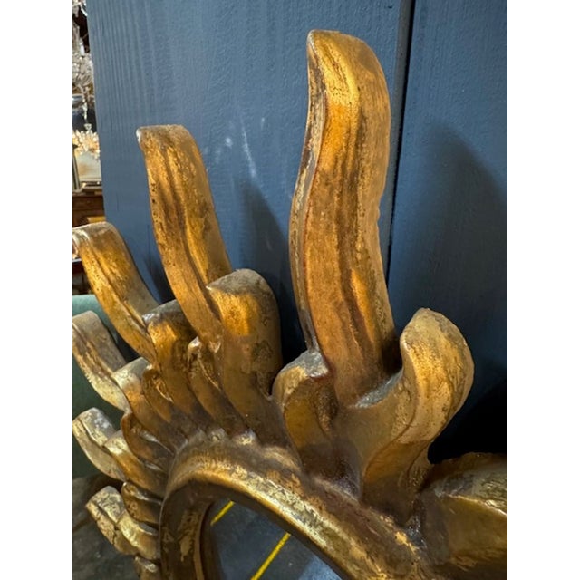 1940s Italian Sunburst Mirror For Sale - Image 5 of 6