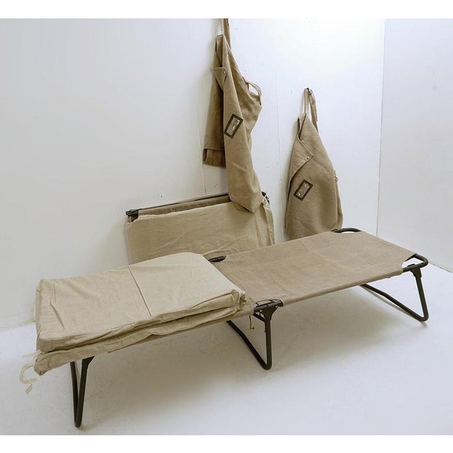 French Army Camp Bed, 1970s For Sale - Image 4 of 14