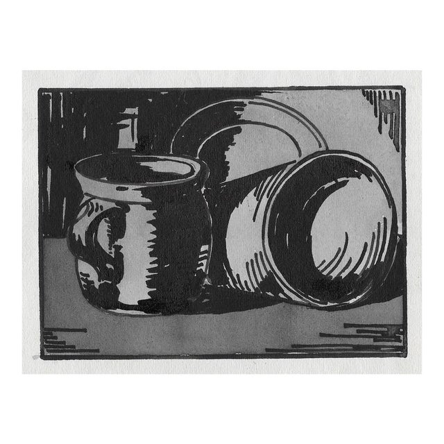 1920s Tabletop Still Life Painting For Sale