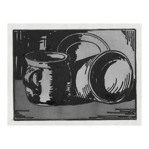 1920s Tabletop Still Life Painting