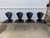 Vintage Linda Armchairs in Black Leather and Chromed Steel Frame by Arrben, 1980s, Set of 4 For Sale - Image 16 of 18