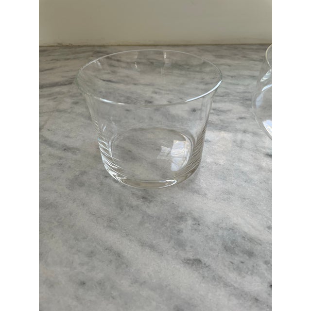 Late 20th Century Late 20th Century Minimalist Glass Chip and Dip For Sale - Image 5 of 8