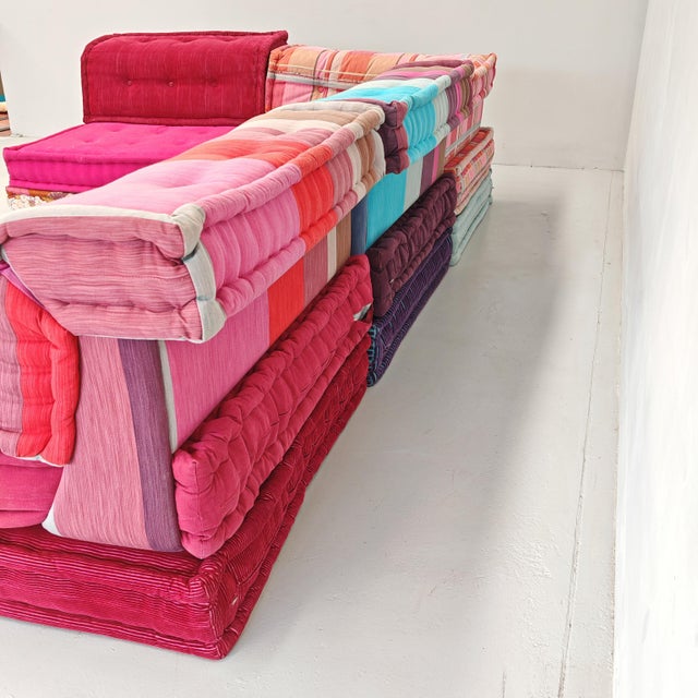 Mah Jong Red Four-Seater Modular Sofa by Missoni, H. Hopfer for Roche Bobois, 1990s, Set of 4 For Sale - Image 11 of 18
