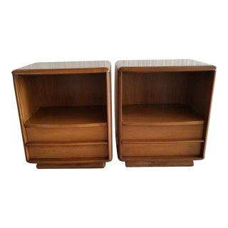 1960s Vintage Kent Coffey Arcadia Nightstands Mahogany & Walnut For Sale