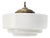 Vintage Art Deco White Opaline Glass Pendant Lamp from Philips For Sale
