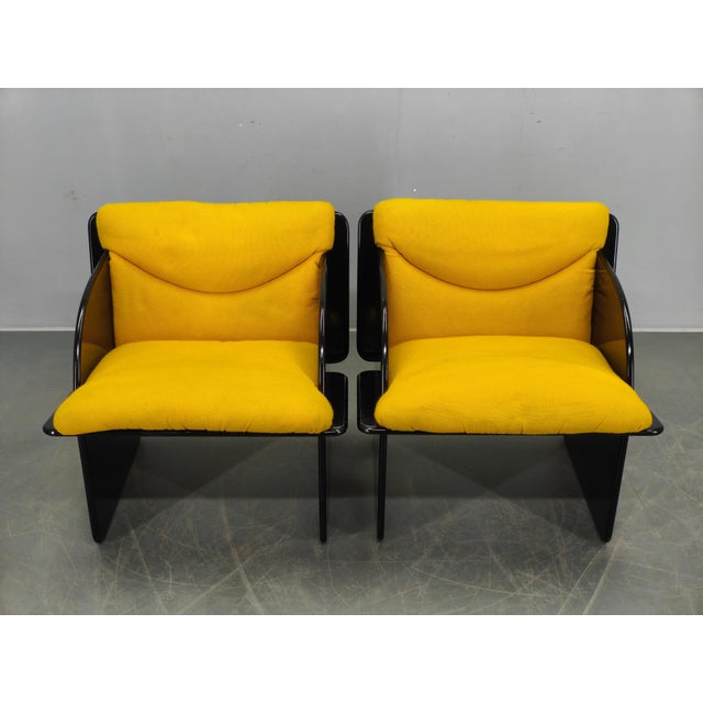 1970s Italian Space Age Lounge Chairs, 1970s, Set of 2 For Sale - Image 5 of 18