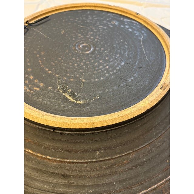 Mid 20th Century Monumental Patrick Horsely Pottery Bowl/Wall Hanging For Sale - Image 11 of 12