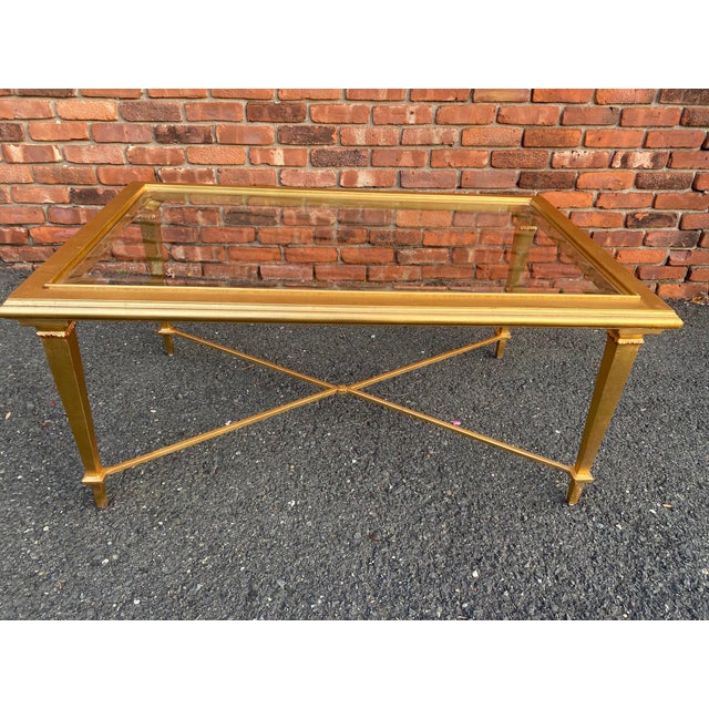 Gold Metal Coffee Table Chairish