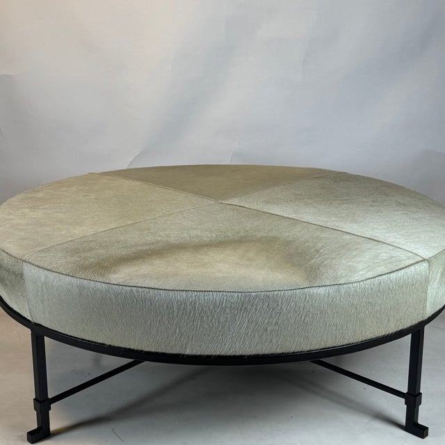 'Diagramme' Ottoman by Design Frères For Sale - Image 9 of 10
