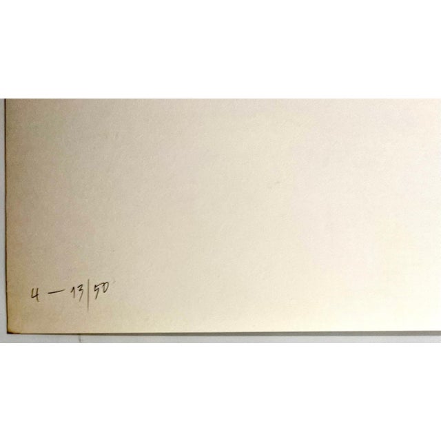 Bernhard Leitner, Austrian Sound Space Architect Bernhard Leitner Photo Lithograph Hand Signed Art For Sale In Miami - Image 6 of 9