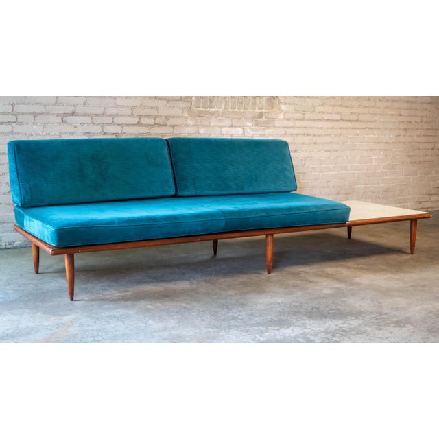 Mid-Century Modern 1950s Mid-Century Modern Adrian Pearsall Attr. Walnut Daybed For Sale - Image 3 of 18