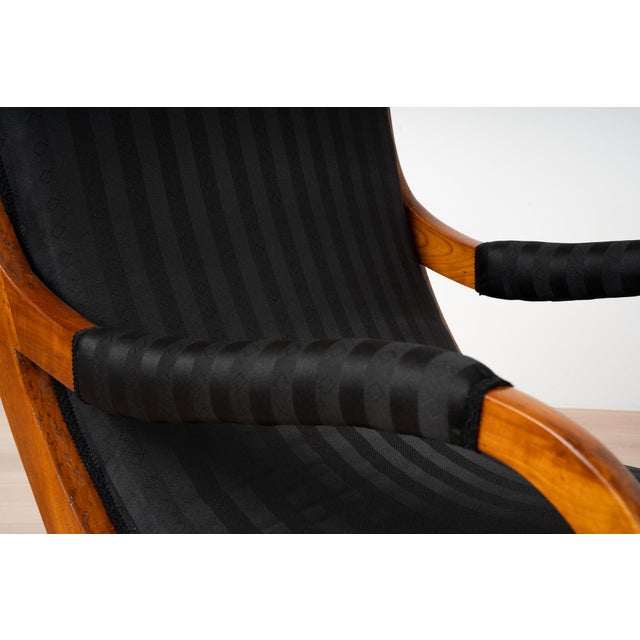 Antique German Biedermeier Cherrywood Chair, 1830s For Sale - Image 17 of 18