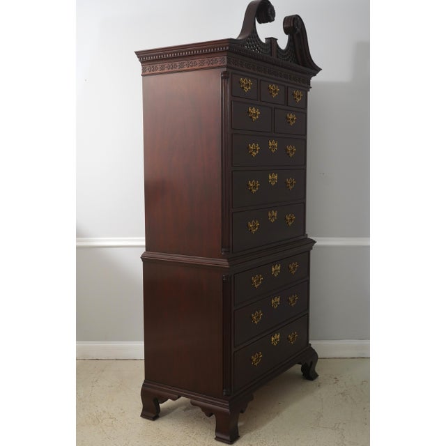 Age: Approx: 30 Years Old Details: Mahogany Bracket Feet Dovetailed Drawer Construction Fine Carved Details High Quality...