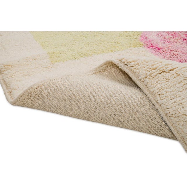 Hand-Knotted Wool Rug by Azele Studio For Sale - Image 6 of 12