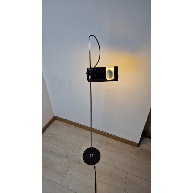 Black Spider Floor Lamp by Joe Colombo for Oluce, 1970s For Sale - Image 13 of 15