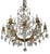 French Vintage St Louis French Crystal & Bronze Chandelier For Sale - Image 3 of 7
