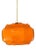 Hanging Lamp Orange Plastic from Ilka Plast For Sale