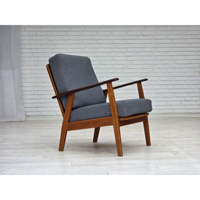 Set of Vintage Danish Armchairs in Furniture Wool and Teak and Oak, 1960s For Sale - Image 13 of 18