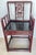 Antique Qing Dynasty Chinoiserie Fretwork Bamboo Rose Chairs a-Pair For Sale - Image 11 of 17