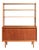 Scandinavian Teak Bookcase with Desk, 1960s For Sale
