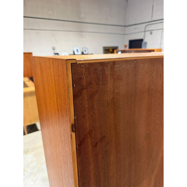 Brown Danish Teak Bookcase Display in Style of Poul Hundevad Shelf Mid Century Modern Denmark For Sale - Image 8 of 10