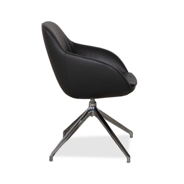 Leather Dining Chairs in Brown and Grey from Signet Mailo, Set of 4 For Sale - Image 12 of 15