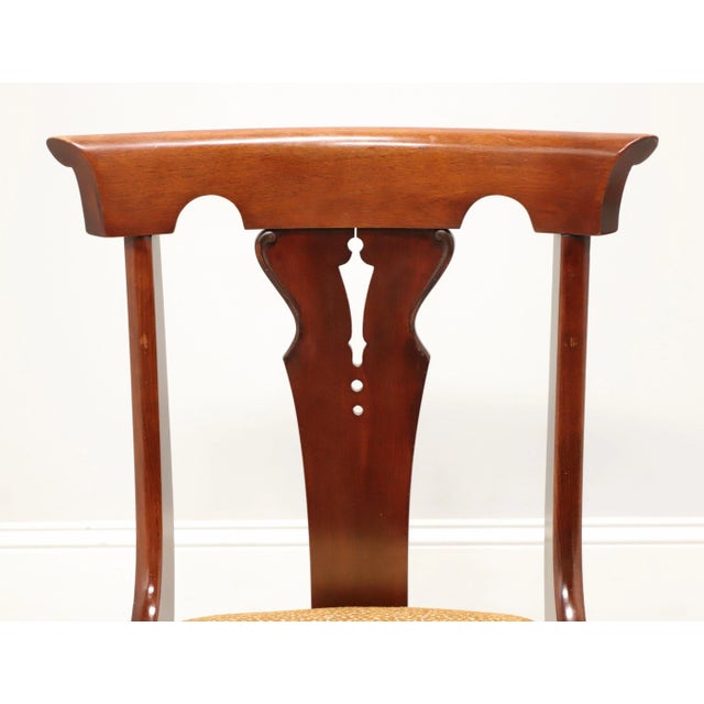 Wood Mid 20th Century Cherry Empire Style Dining Side Chairs - Pair A For Sale - Image 7 of 10