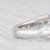 White 0.75ctw Round Diamond Halo Engagement Ring 14k White Gold Size 6.5 For Sale - Image 8 of 8