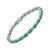 Not Yet Made - Made To Order 9.2 Carats Green Onyx & Cz Cocktail Tennis Bracelet in 925 Silver For Sale - Image 5 of 13