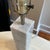 Mid-Century Modern Vintage Modern Marble Table Lamp in the Style of Florence Knoll For Sale - Image 3 of 7