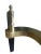 Brass Restored Chippendale Brass Andirons- A Pair For Sale - Image 8 of 9