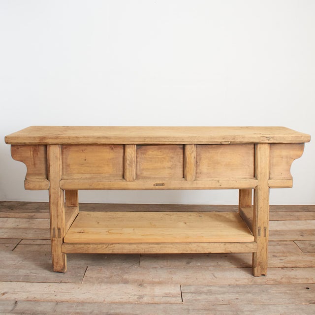 Rustic Console Table in Wood For Sale - Image 4 of 18