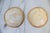 Cream Vintage Capiz Shell Trinket Trays & Coasters W/ Gold Scalloped Edges For Sale - Image 8 of 8