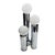 Vintage Space Age Three-Light Chrome Tubular Table Lamp For Sale - Image 4 of 6