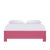Wood Finn Standard Bed Queen - Pink For Sale - Image 7 of 12