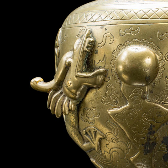 1880's Pair of Antique Flower Urns For Sale - Image 11 of 12