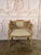 Antique Venetian Rococo Pierced Bench Settee- Hand Carved Bleached Walnut For Sale - Image 13 of 17