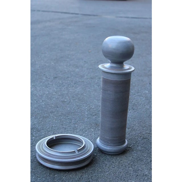 Porcelain and Stoneware Jar & Ashtray by Franco Bucci, 1970s, Set of 2 For Sale - Image 10 of 10