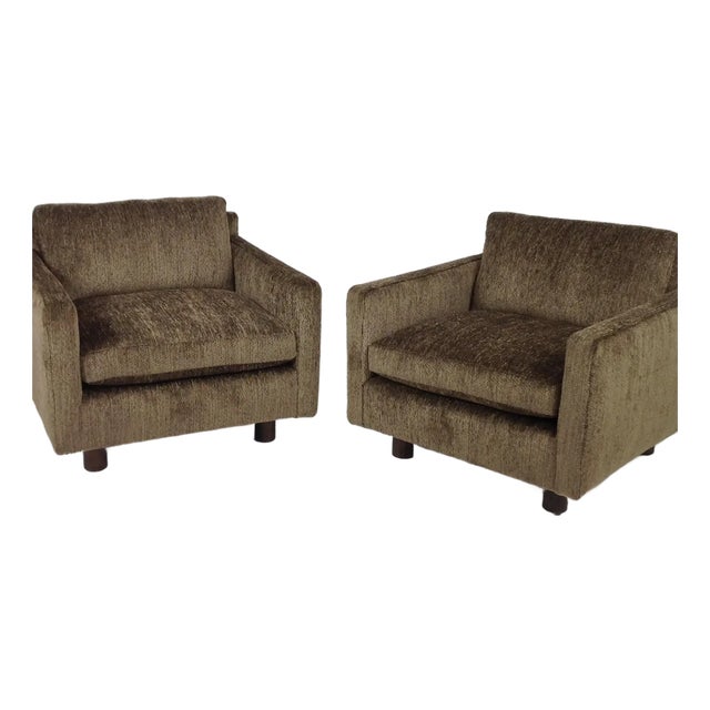 Mid-Century Modern Lounge Chairs - A Pair For Sale